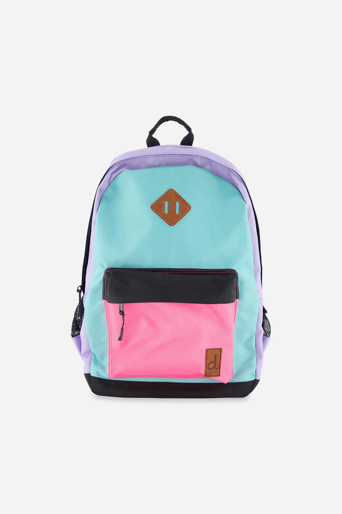 Kids Backpack Turquoise Blue, Pink And Mauve