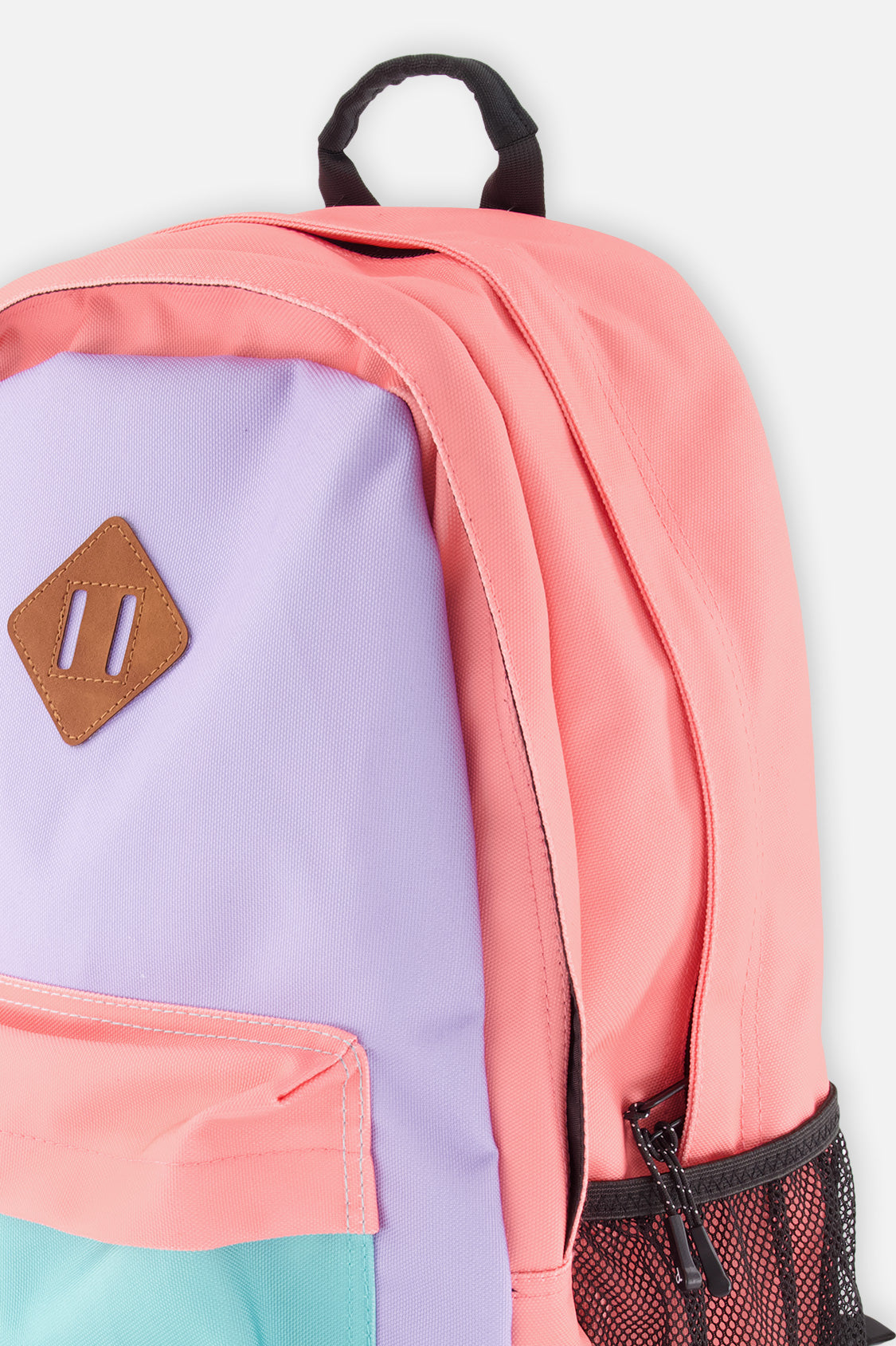 Kids Backpack Lavender, Turquoise And Orange