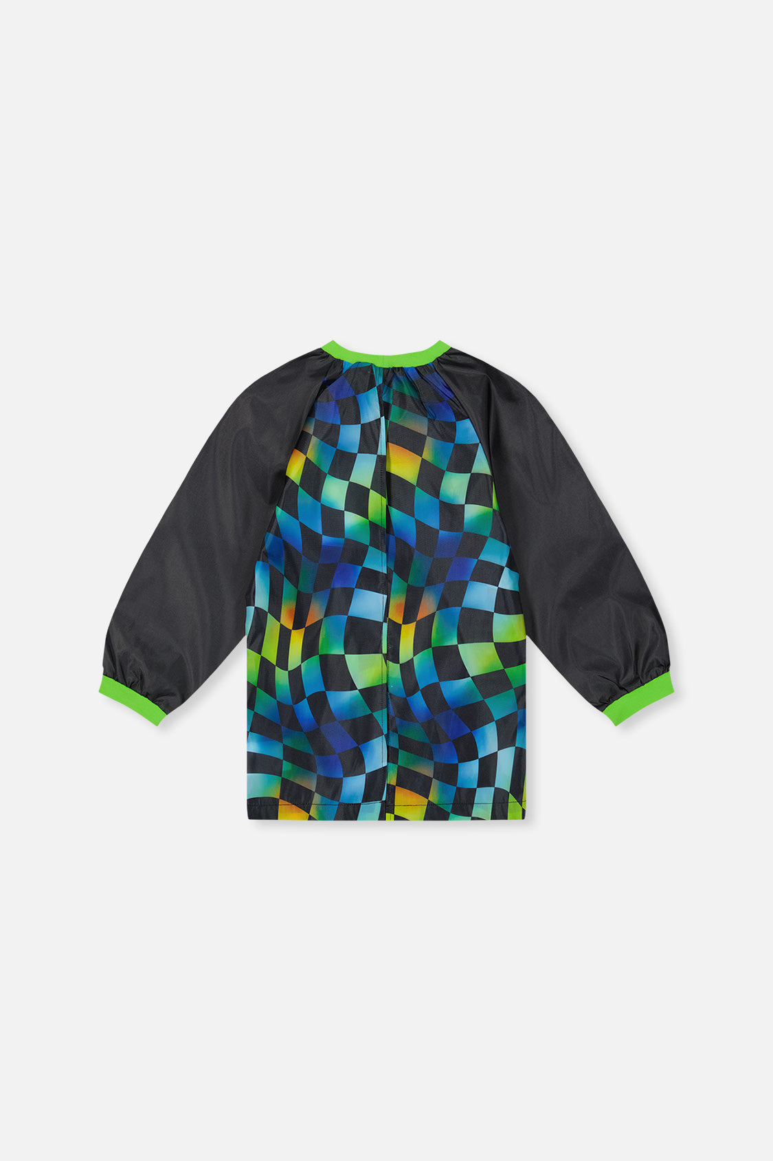 Apron Blue Checkered Print
