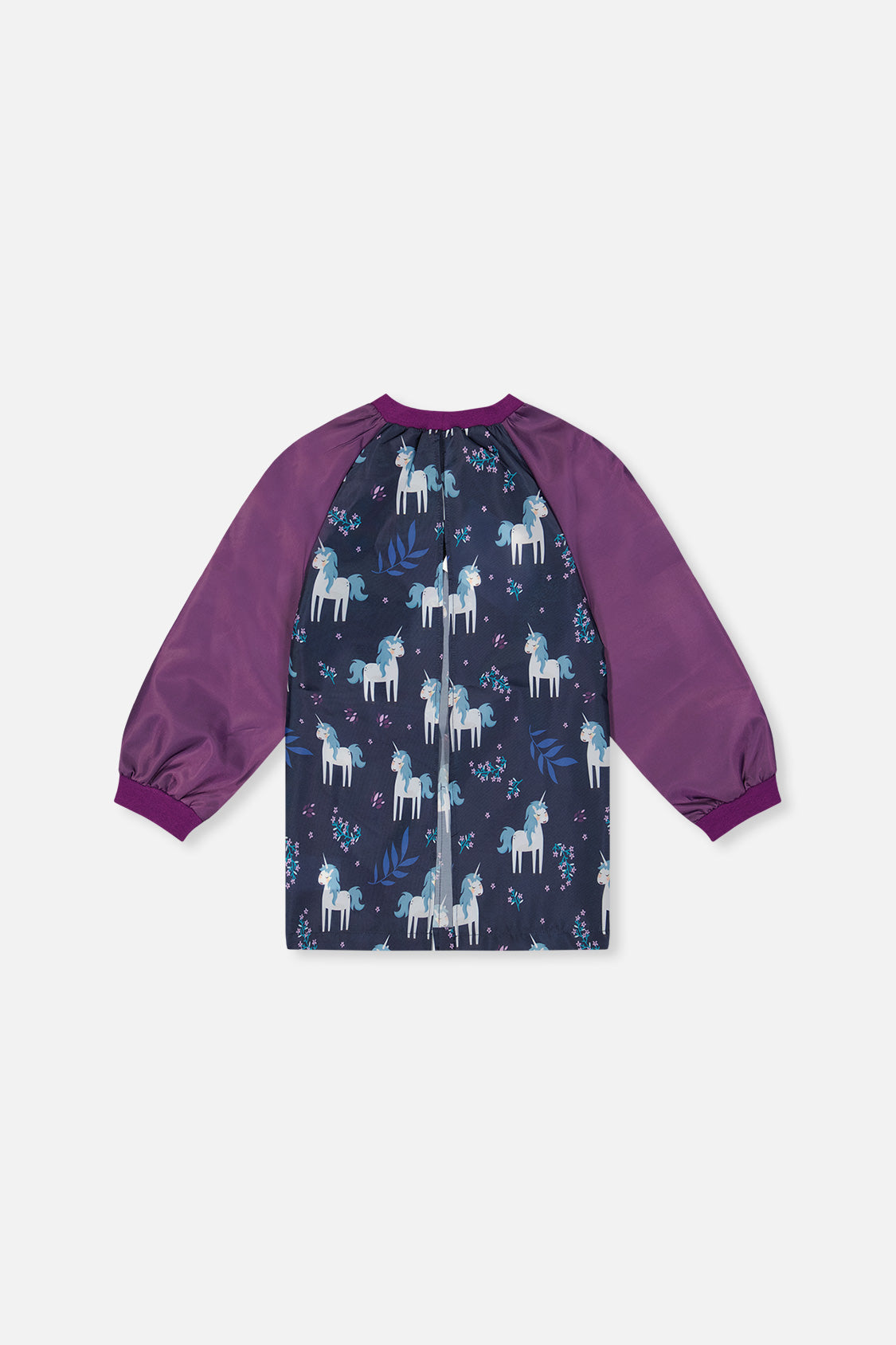 Apron Blue And Purple Unicorn Print