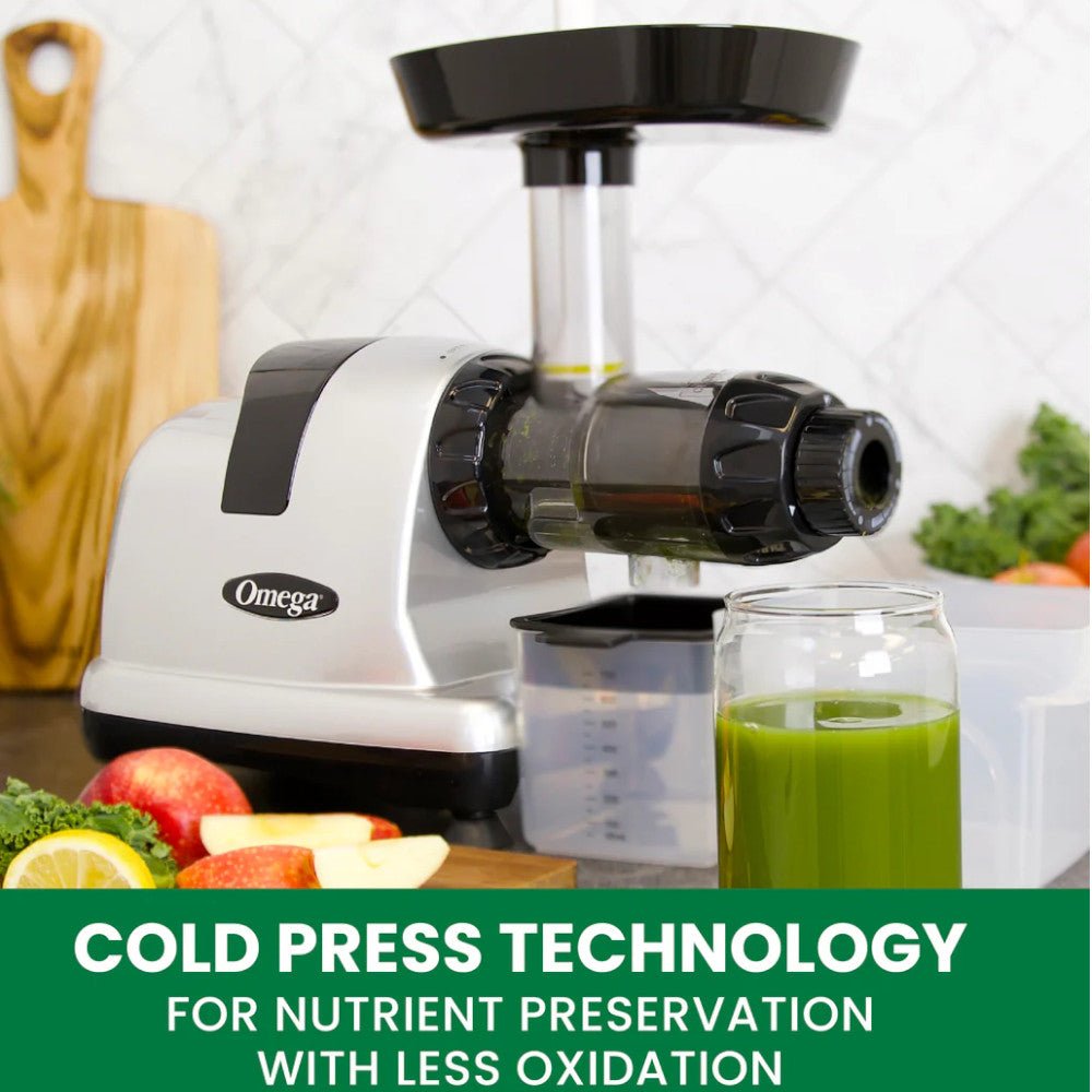 OMEGA J8006HDC All in One Nutrition System Cold Press Juicer - Kastor