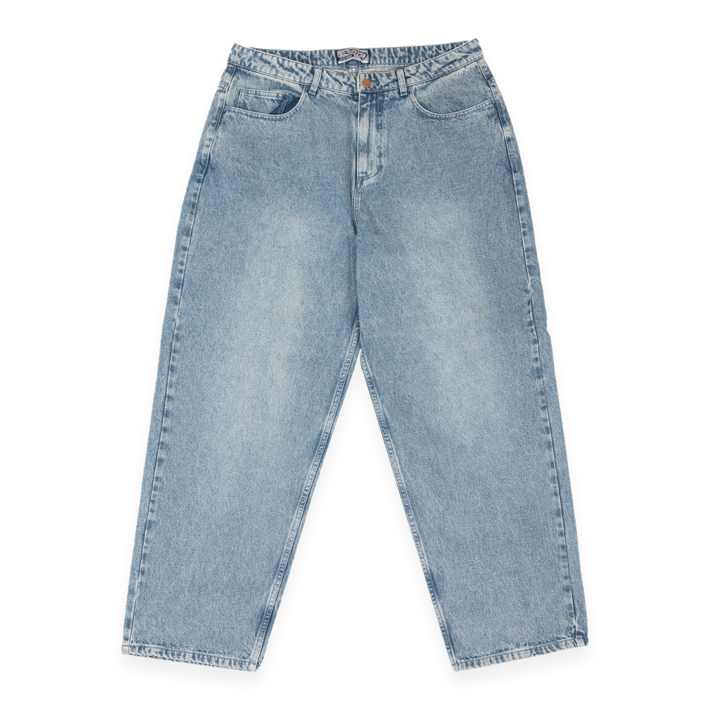 Frosted Skateboards 'Wavy' Baggy Jeans - Ol Dirty Blue