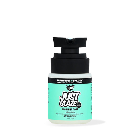 THE DOUX PRESS PLAY JUST GLAZE SILKENING FLUID 2OZ