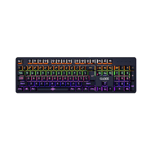 Clavier mécanique de jeu rétroéclairé avec éclairage RGB
