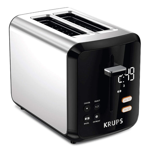 KRUPS KH320D50 My Memory 2 Slice Digital Stainless Steel Toaster