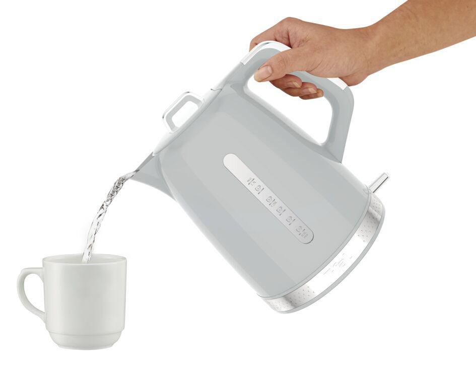 T-FAL 1.7L Grey Soleil Kettle - Blemished package with full warranty - KO325E50