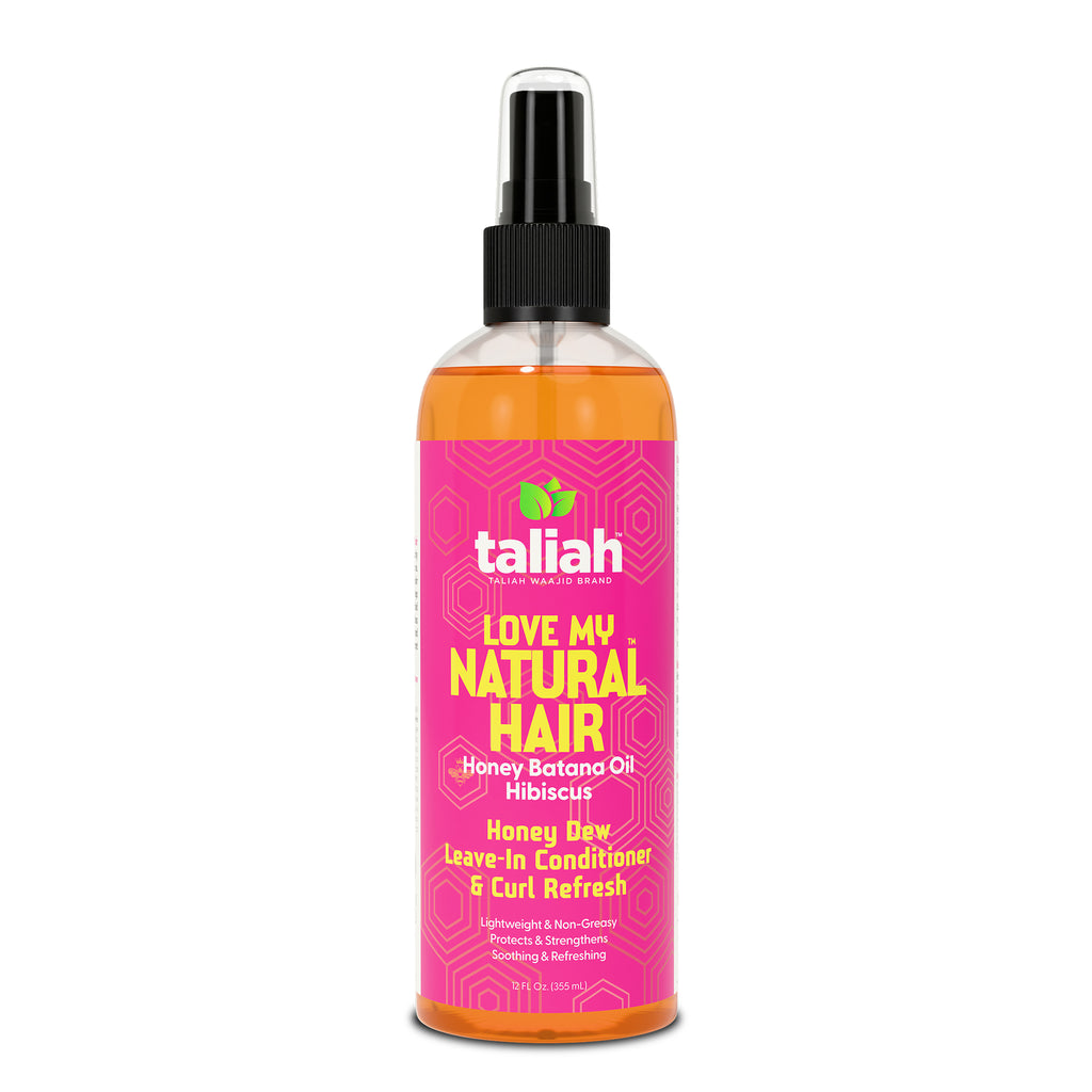 APRÈS-SHAMPOOING SANS RINÇAGE ET RAFRAÎCHISSANT DE BOUCLES AU MIEL DE ROSÉE TALIAH WAAJID