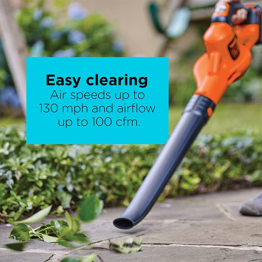 BLACK+DECKER 20V MAX* Cordless Sweeper with Power Boost - LSW321