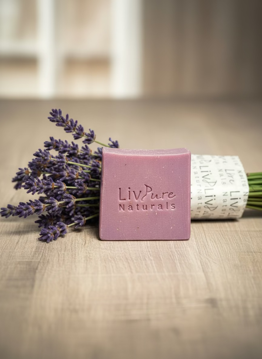 Lavender-Olive Oil Soap Bar | Organic Moisturizer & Natural Cleanser