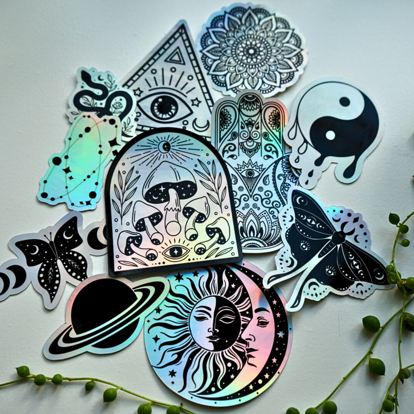 Holographic Celestial Sticker Pack