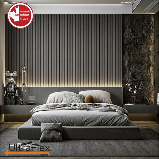 Matelas UltraFlex® REVIVE - Hybride 12 pouces, dessus de matelas respirant, soutien lombaire HDcoils, enveloppe en mousse hypoallergénique de luxe, ressorts anti-pression, respectueux de l'environnement (Fabriqué au Canada)