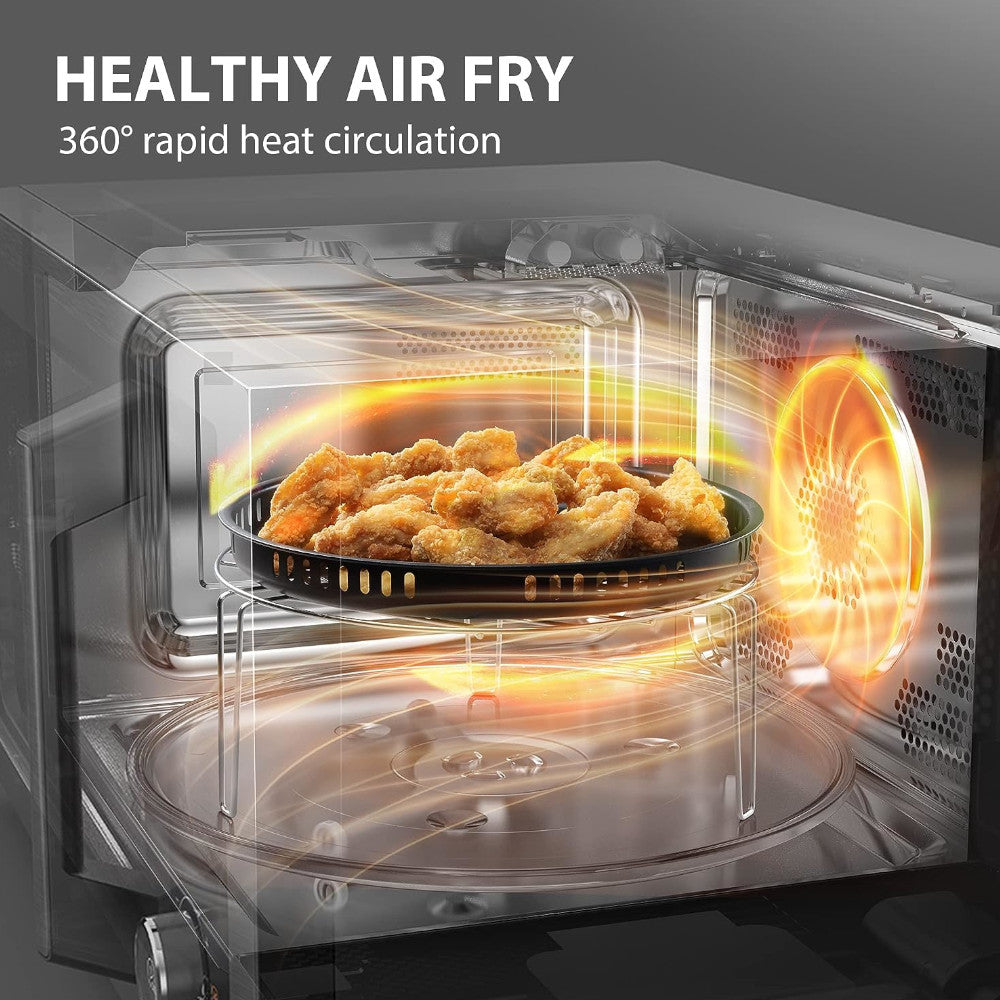 TOSHIBA ML2-TC10SAIT(SS) 7-in-1 Countertop Microwave Oven with Air Fryer - Quality recertified with Home Essentials warranty