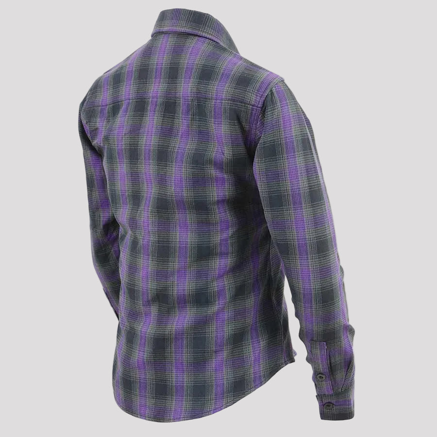 Milwaukee Leather Women's Armoured Plaid Shirt