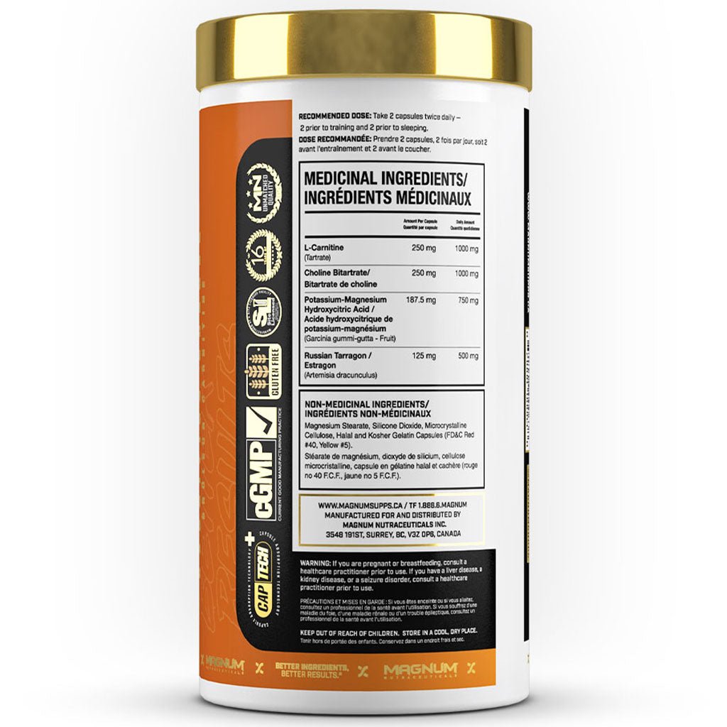 Magnum CARNE DIEM (L-Carnitine), 96 Capsules