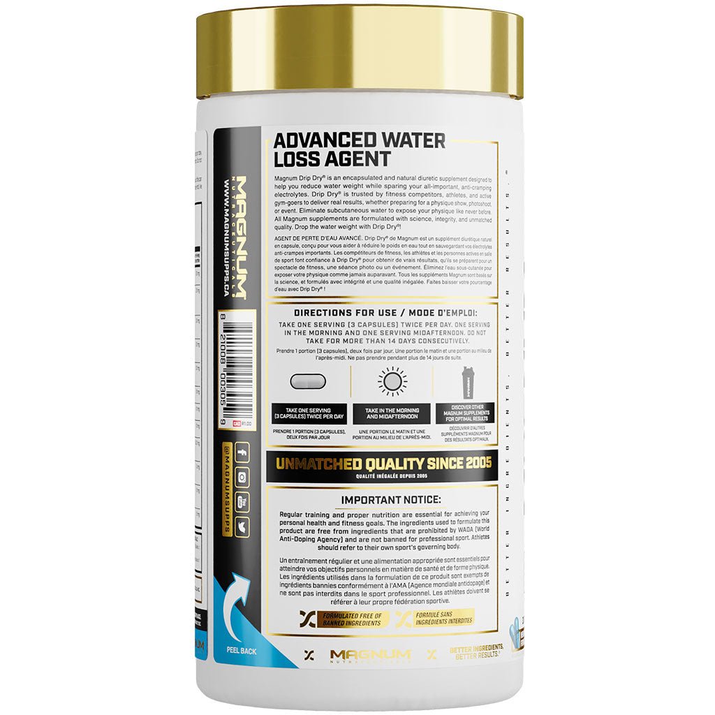 Magnum DRIP DRY (Water Loss), 90 Capsules
