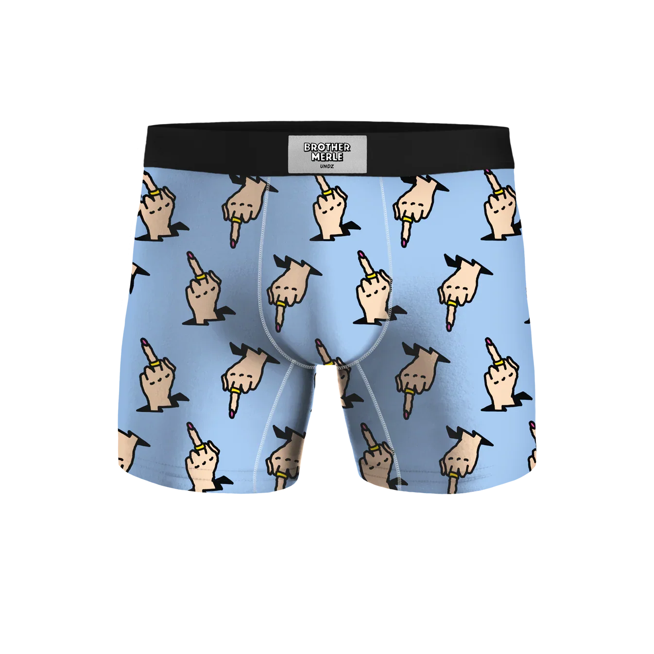UNDZ x Brother Merle 'Men Classic' Boxer - Middle Finger