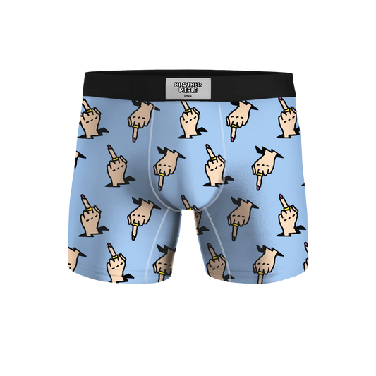 UNDZ x Brother Merle 'Men Classic' Boxer - Middle Finger