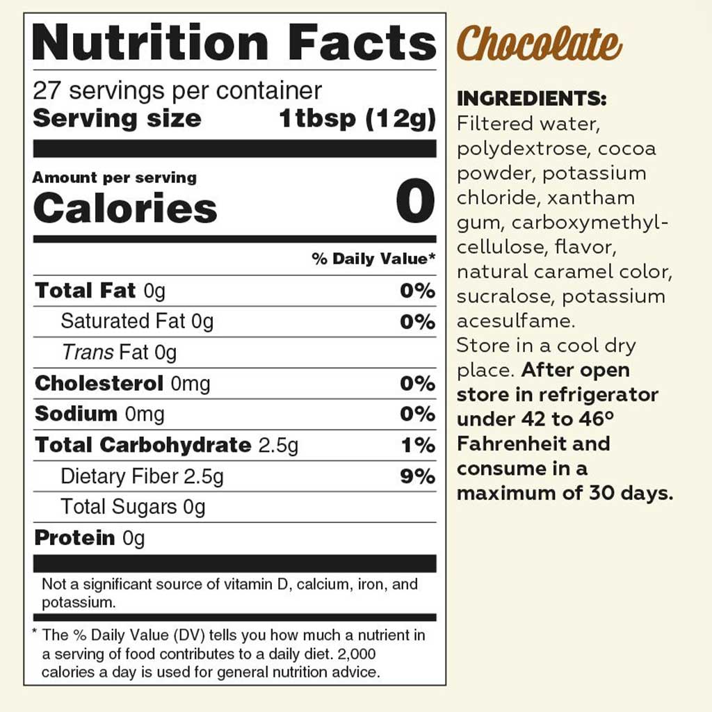 Mrs Taste ZERO CALORIE SYRUPS, 335g