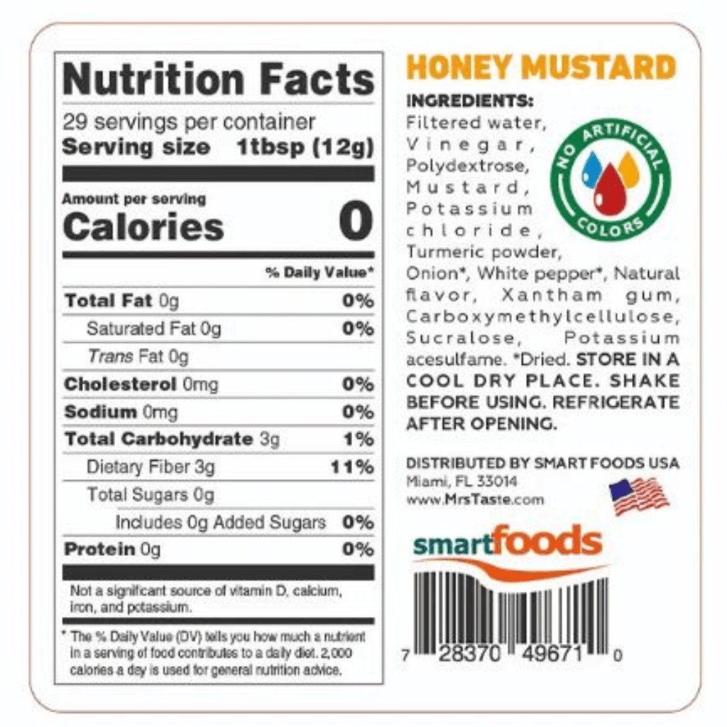 Mrs Taste ZERO/LOW CALORIE SAUCES