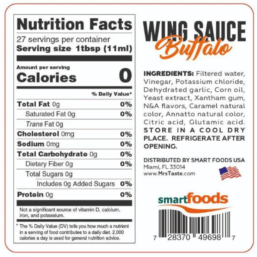Mrs Taste ZERO/LOW CALORIE SAUCES