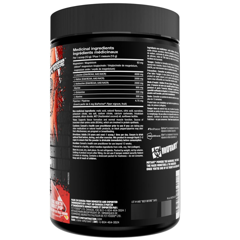Mutant HARDCORE BCAA, 30 Servings