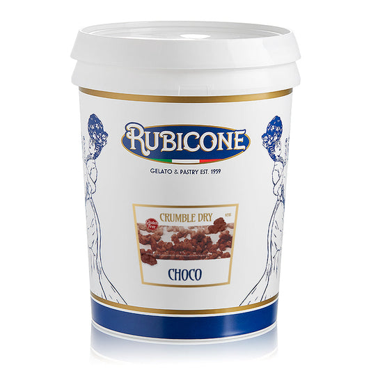 Crumble sec au chocolat - Seau de 3 kg - Rubicone Canada - Expédition gratuite au Canada pour les commandes de plus de 199 CAD