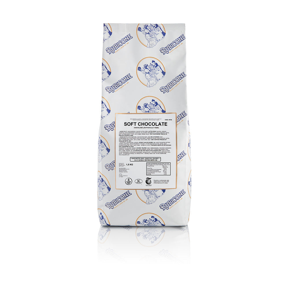 Soft Chocolate Soft Serve Mix - Case of 8 x 1.5 KG bags - Rubicone Canada - Ships Free Within Canada on Orders Above CAD $199