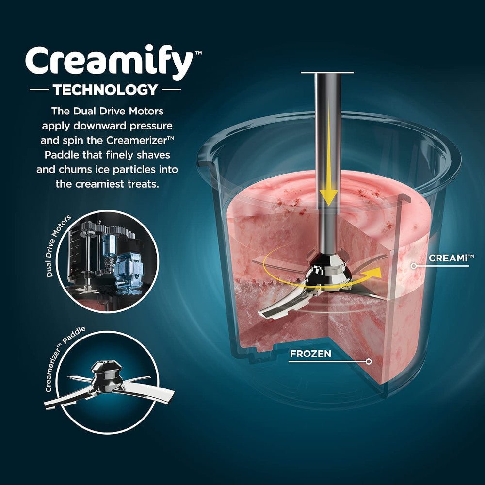 NINJA CREAMi NC301 Ice Cream Maker - Factory serviced with Home Essentials warranty - Kastor