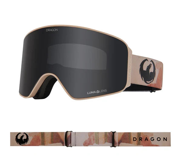 Dragon Jossi Wells Signature 'NFX MAG OTG' Snowboard Googles - Lumalens Dark Smoke/Lumalens Smoke
