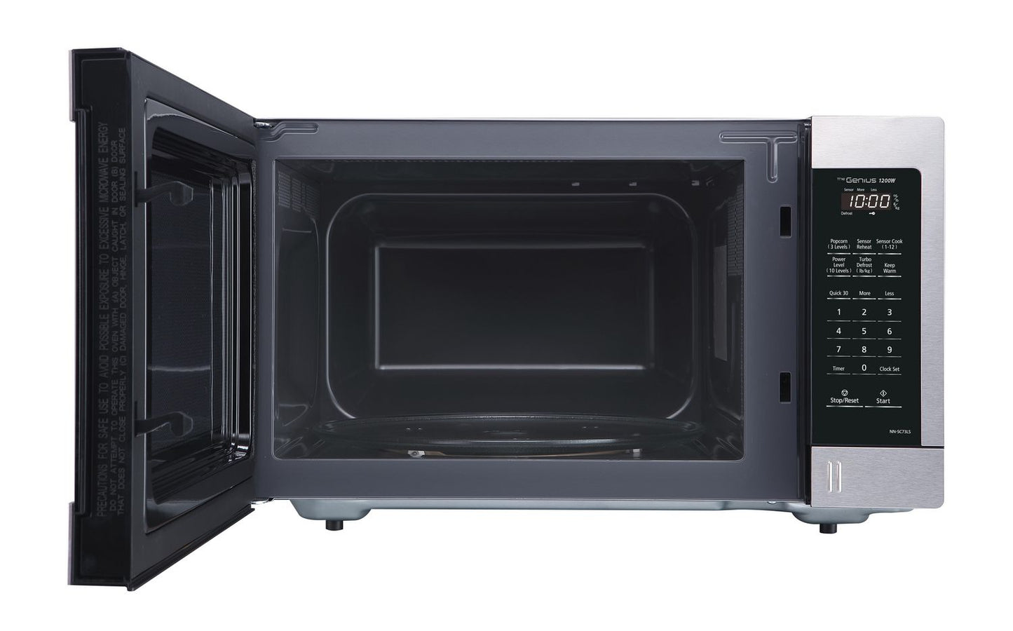 PANASONIC NNST77LS 1.6CU FT Stainless Steel Genius Microwave - Refurbished with Home Essentials warranty