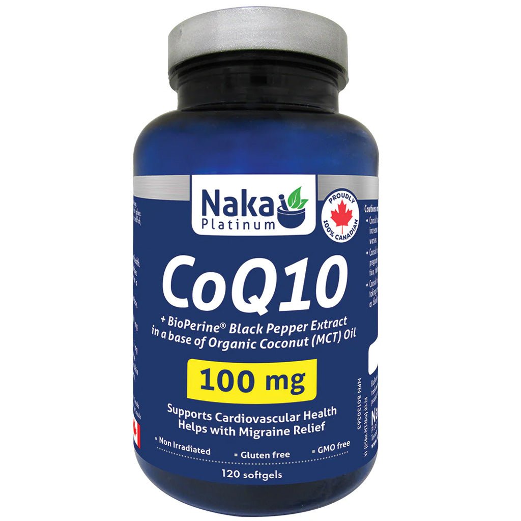 Naka Platinum COQ10 (100mg), 120 Softgels