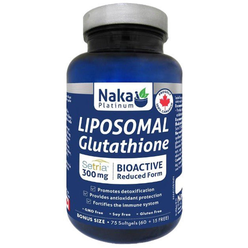 Naka Platinum LIPOSOMAL GLUTATHIONE, 75 Softgels