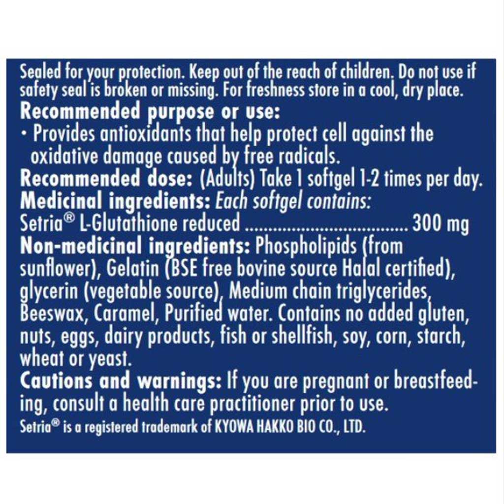 Naka Platinum LIPOSOMAL GLUTATHIONE, 75 Softgels