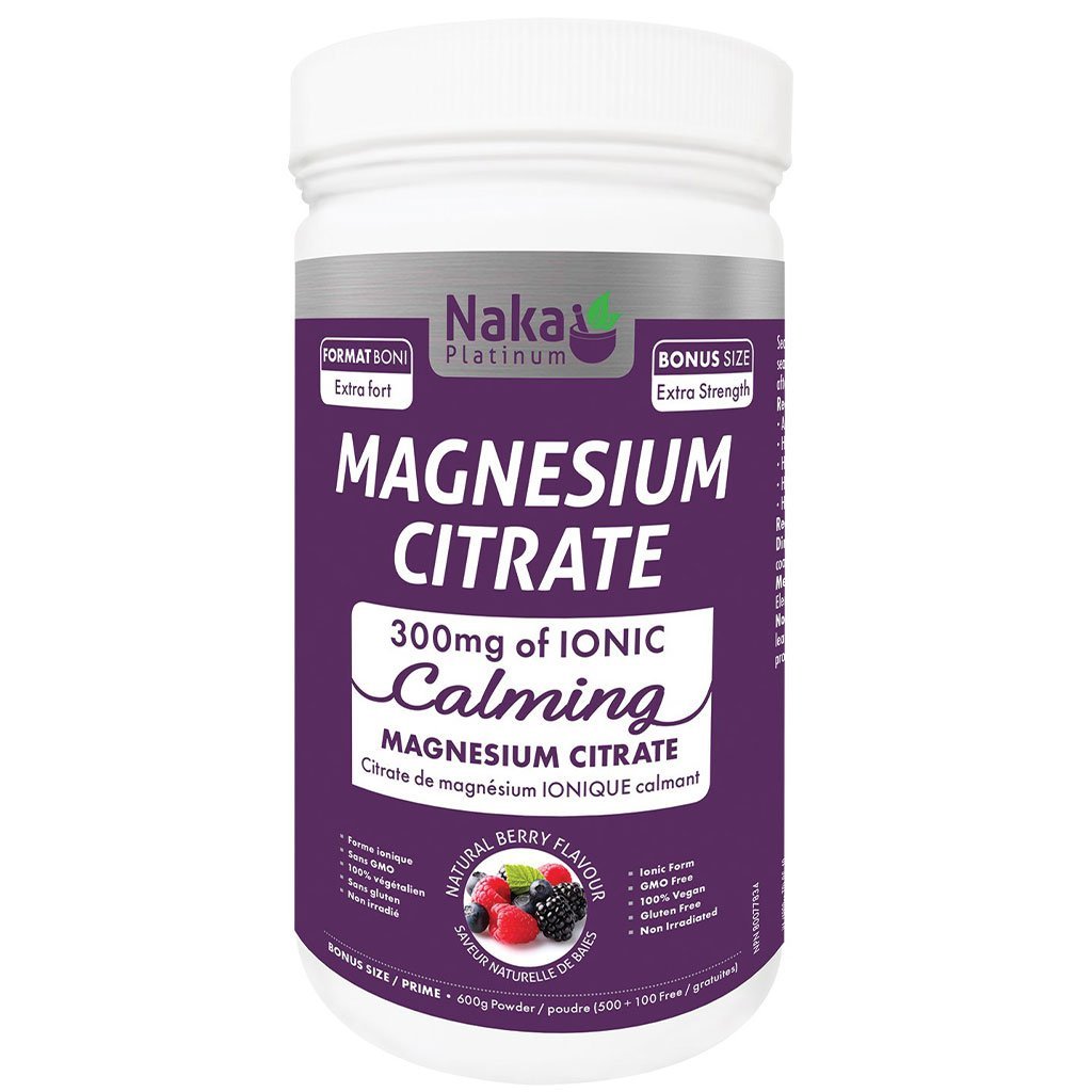 Naka Platinum MAGNESIUM CITRATE POWDER, 600g