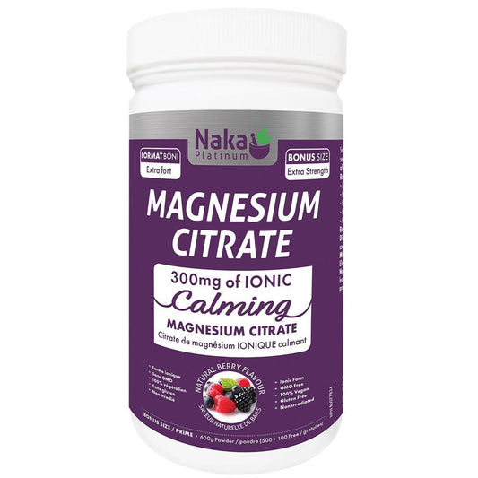 Naka Platinum MAGNESIUM CITRATE POWDER, 600g