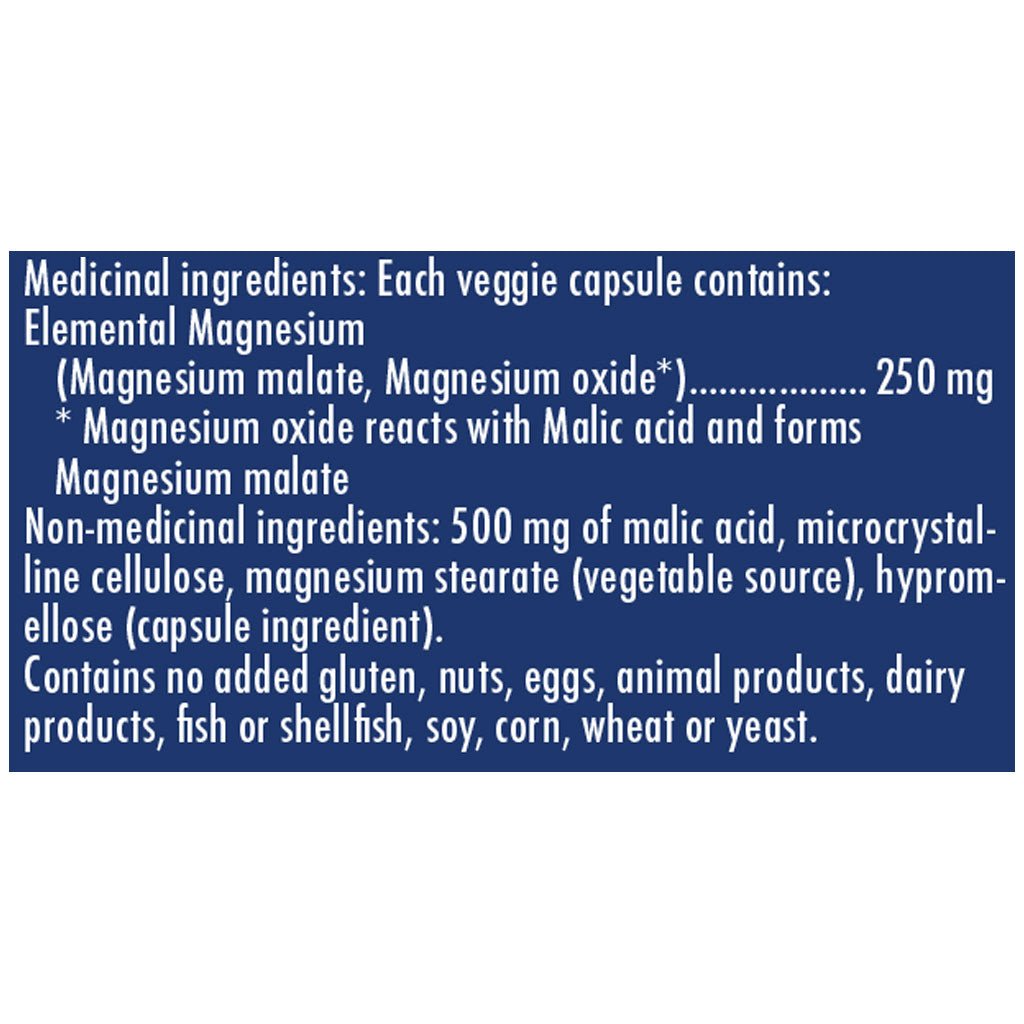 Naka Platinum MAGNESIUM MALATE, 200 VCaps