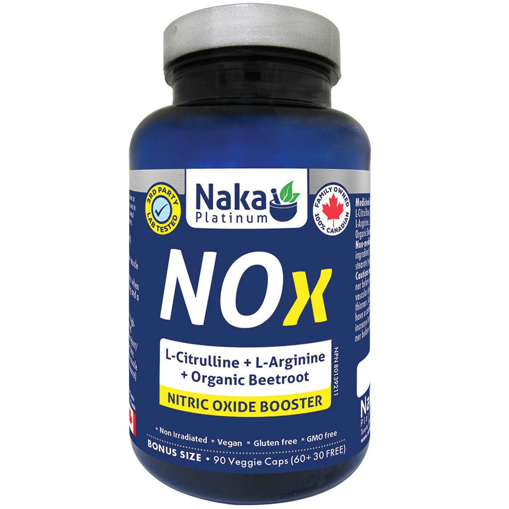 Naka PLATINUM NOX (Nitric Oxide), 90 VCaps