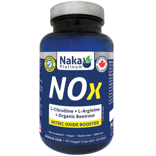 Naka PLATINUM NOX (Nitric Oxide), 90 VCaps