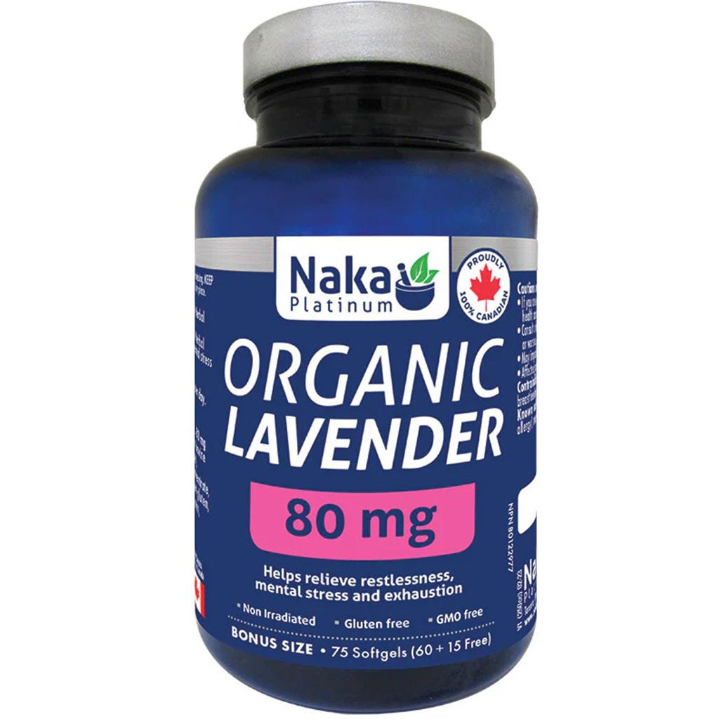Naka Platinum ORGANIC LAVENDER, 75 Softgels