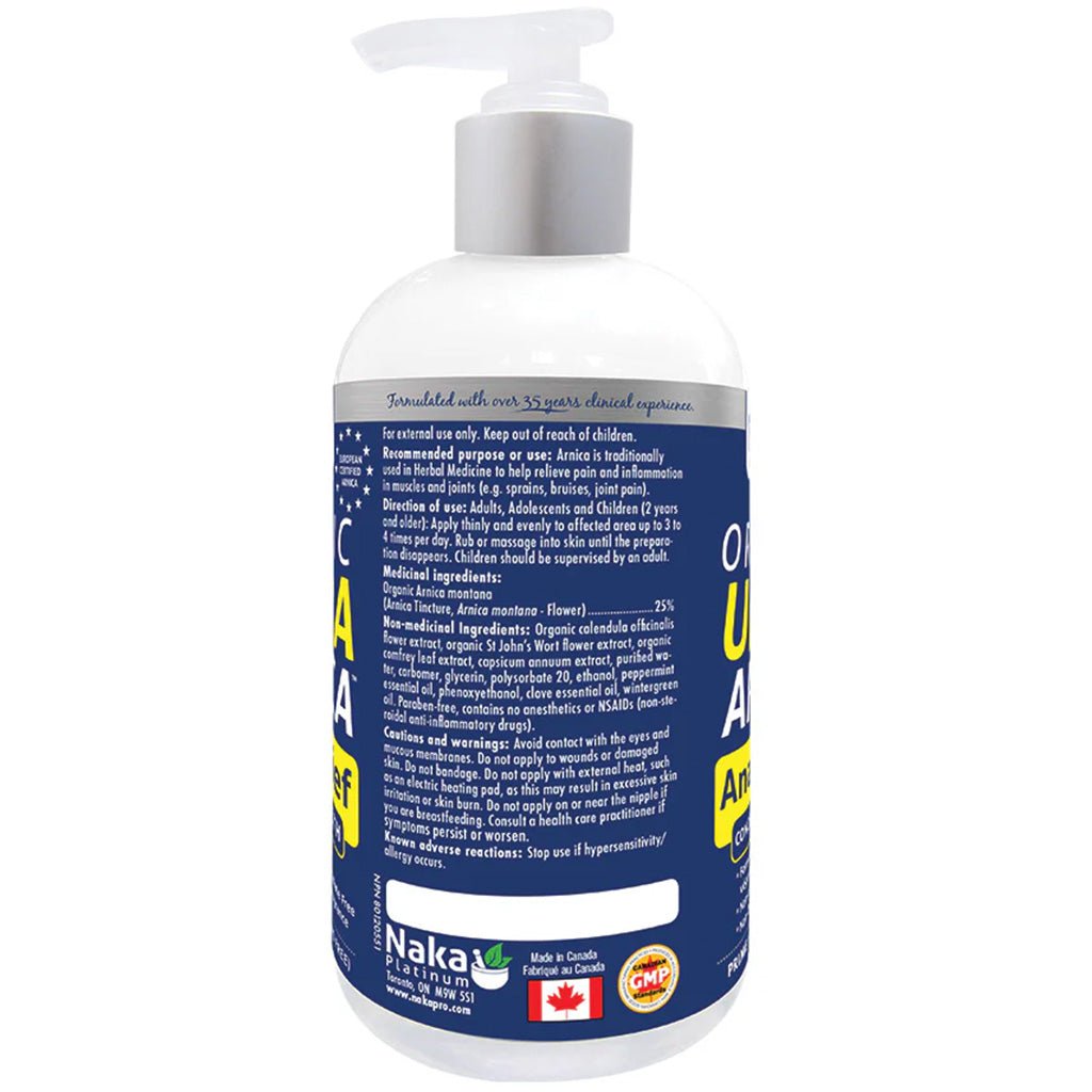 Naka Platinum ORGANIC ULTRA ARNICA (Muscle Ache), 120ml