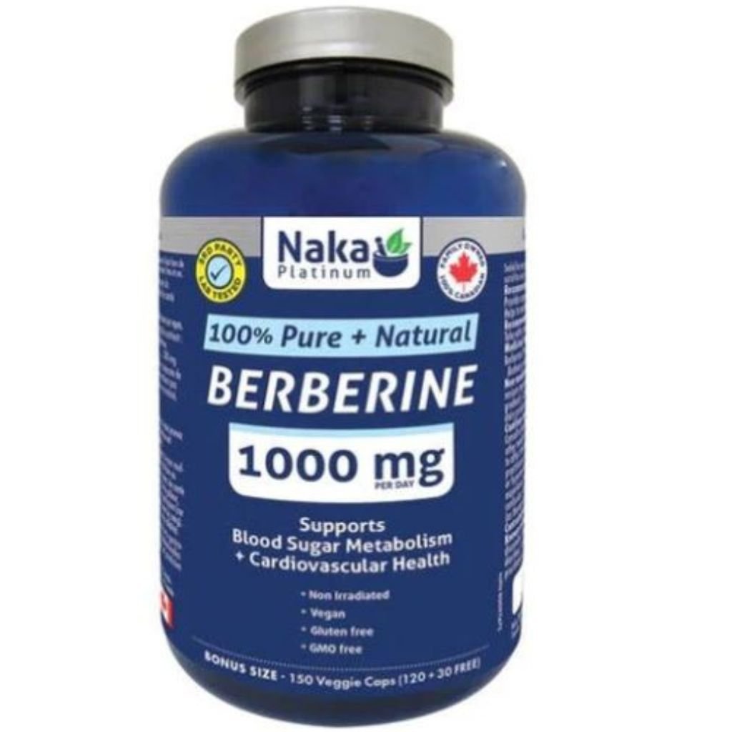 Naka Platinum BERBERINE 1000mg, 150 VCaps