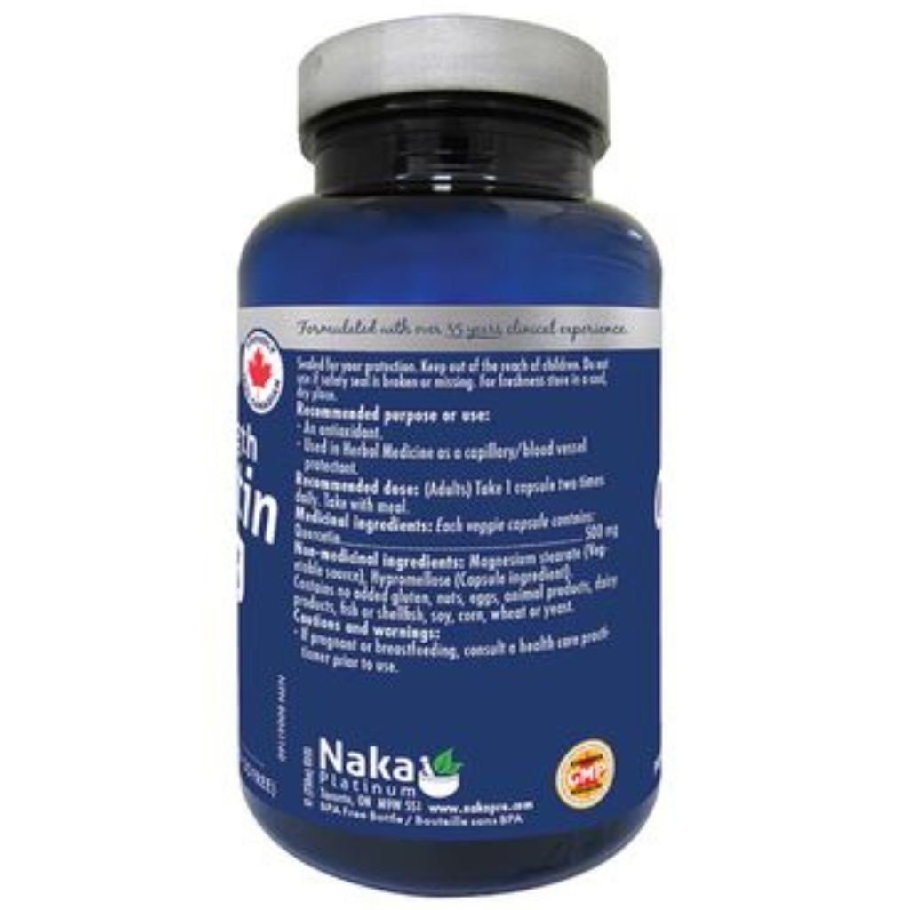 Naka Platinum EXTRA STRENGTH QUERCETIN, 120 VCaps