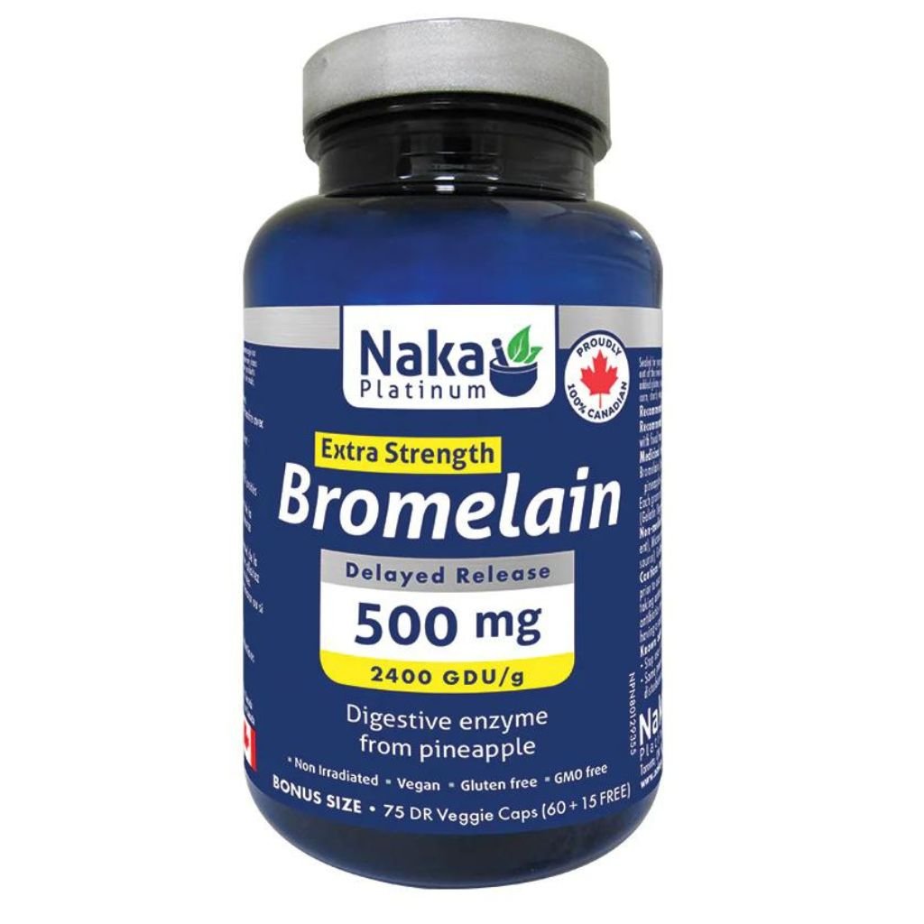 Naka Platinum BROMELAIN, 75 Caps