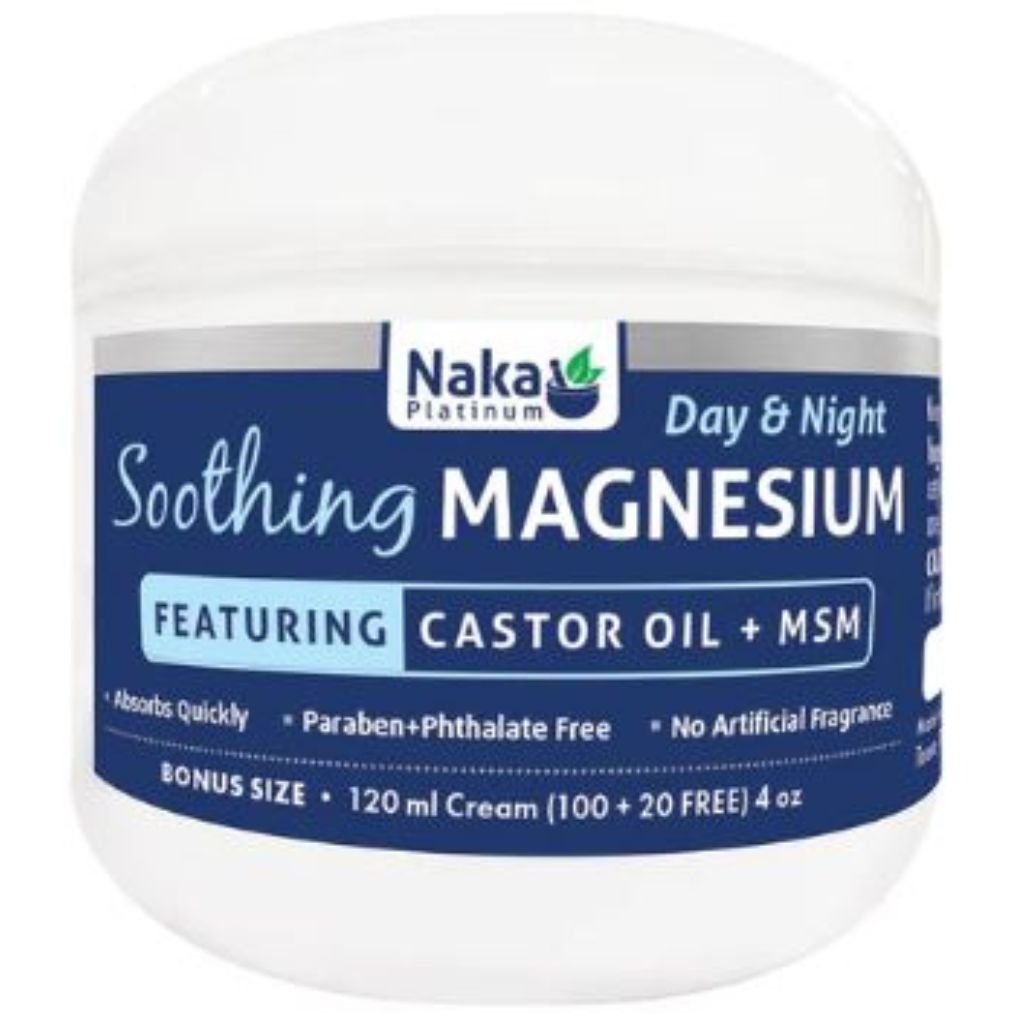 Naka Platinum DAY & NIGHT SOOTHING MAGNESIUM CREAM, 120ml