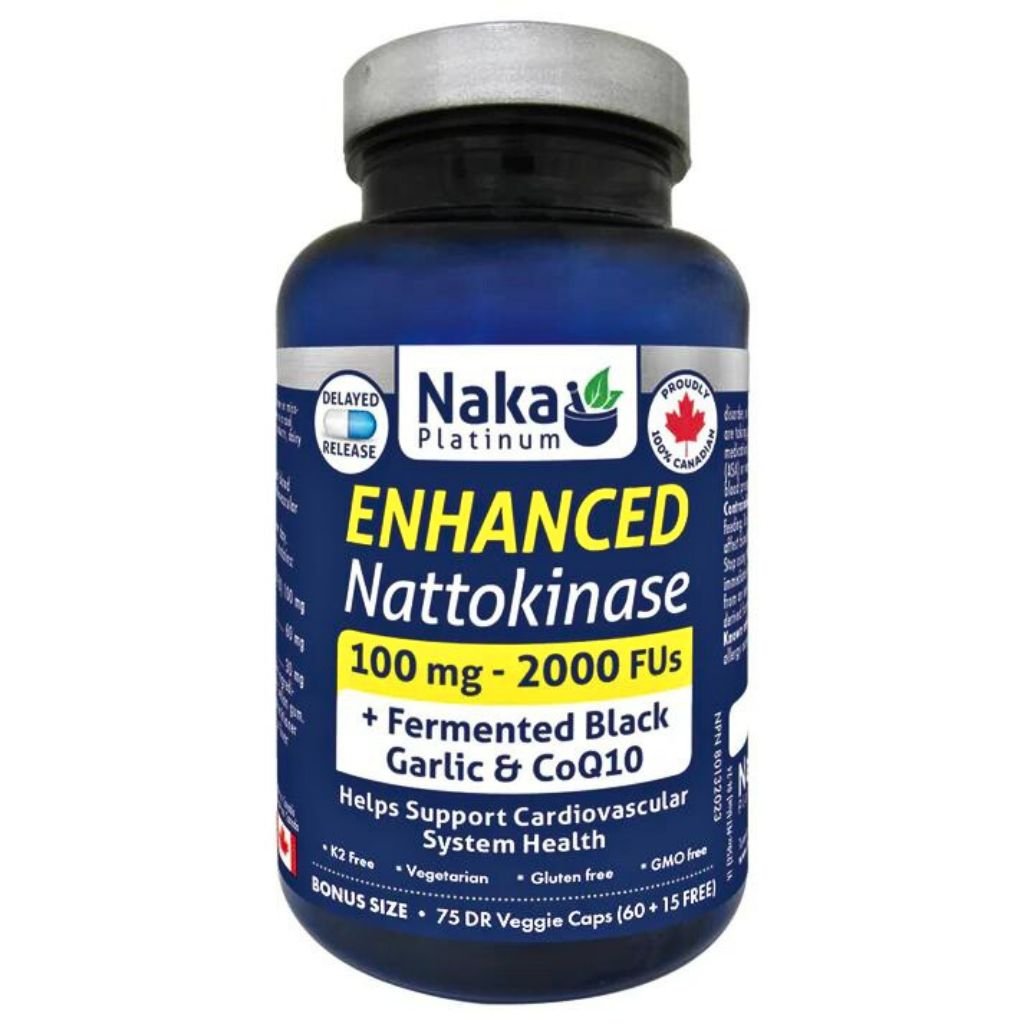 Naka Platinum ENHANCED NATTOKINASE, 75 VCaps
