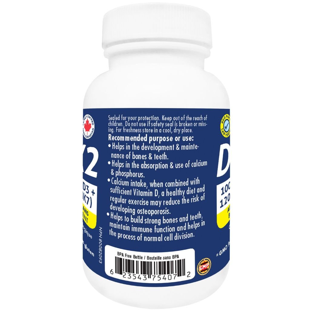 Naka Platinum VITAMIN D3+K2, 60 Softgels