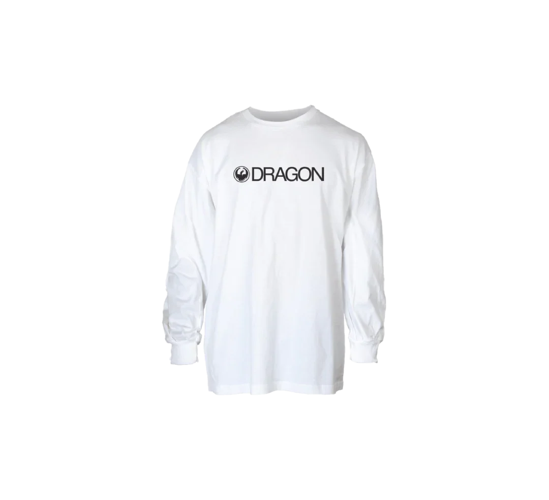 Dragon 'Trademark' L/S Tee - White