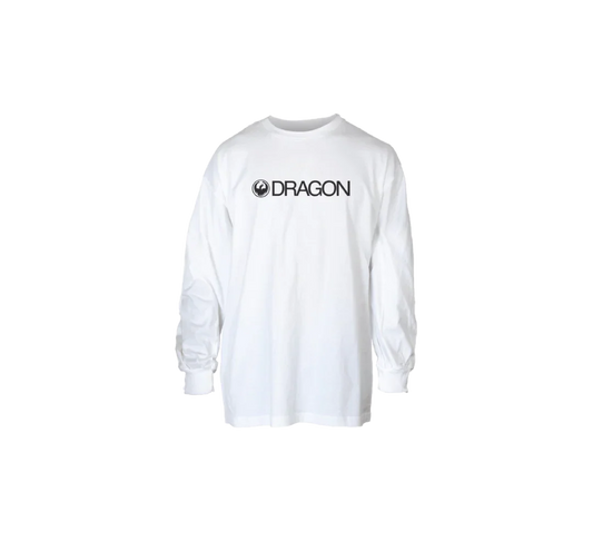 Dragon 'Trademark' L/S Tee - White