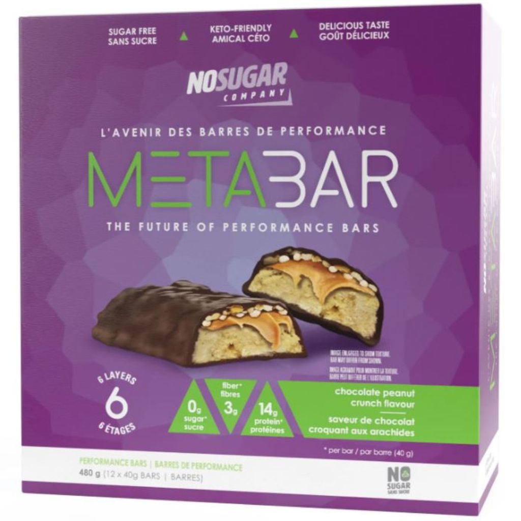 No Sugar Company METABAR, 12 Bars/Box