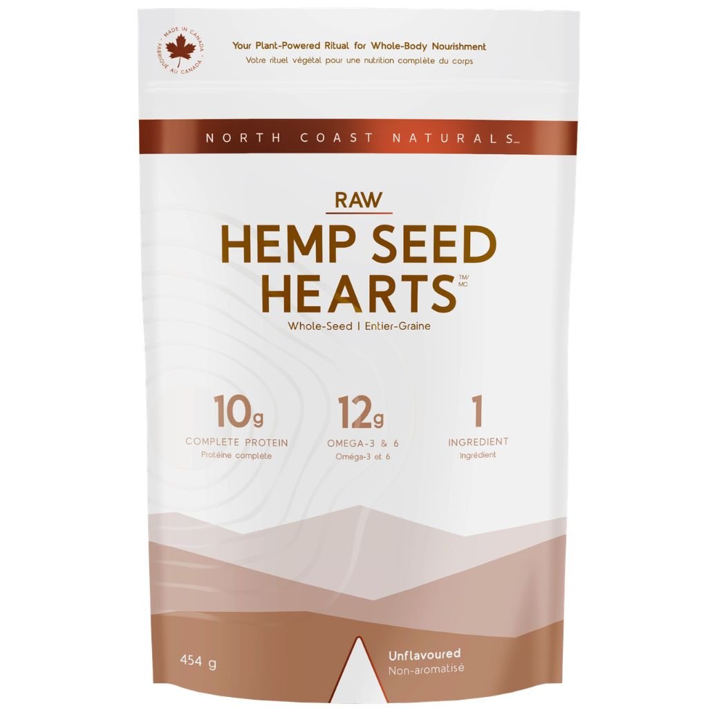 North Coast Naturals RAW HEMP SEED HEARTS, 454g